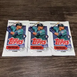 (3)2023 Topps Series 1 Baseball-5 Card Pack-Factory Sealed-- - Image 2