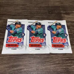 (3)2023 Topps Series 1 Baseball-5 Card Pack-Factory Sealed-- - Image 3