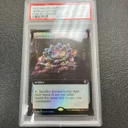 2020 MTG Jeweled Lotus #695, Commander Legend CMR Extended Art Foil (PSA 10) - Image 1