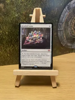MTG Jeweled Lotus CMM 396 Mythic Rare Commander Masters Magic Card EX - Image 1