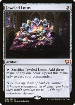 MTG Jeweled Lotus CMR #319 Mythic - Image 1