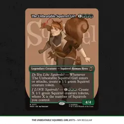 The Unbeatable Squirrel Girl 371 Borderless Regular NM R MTG Marvel Super Heroes - Image 2
