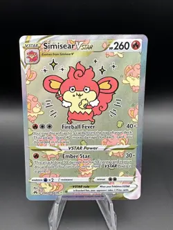 Simisear VSTAR GG37/GG70 Crown Zenith Galarian Gallery Pokemon Card NM - Image 1