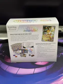 Pokemon Prismatic Evolutions Pokemon Center Elite Trainer Box ETB EMPTY + ACC - Image 2