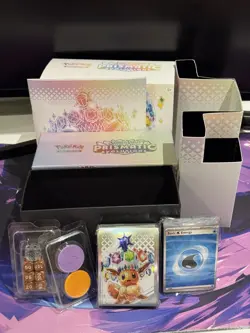 Pokemon Prismatic Evolutions Pokemon Center Elite Trainer Box ETB EMPTY + ACC - Image 3