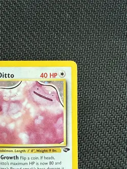Pokemon Card Koga’s Ditto 10/132 Gym Challenge Holo Rare WOTC LP/NM - Image 3