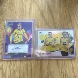 Topps Finest 2 Card Lot Brandt Auto /199 Numbered, Reus Brandt kreativ-duo /170 - Image 1
