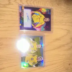 Topps Finest 2 Card Lot Brandt Auto /199 Numbered, Reus Brandt kreativ-duo /170 - Image 2