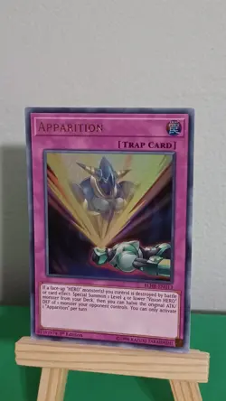 2019 Yugioh Apparition Trap Card BLHR-EN013 Ultra Rare Hero's Revenge - Image 3