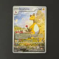 Ampharos #090/086 IR Chaos Rising NM - Pack Fresh - Image 1