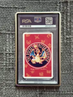 1996 POKEMON RED VERSION PLAYING CARDS ACE OF SPADES #150 MEWTWO PSA 9 - Image 2