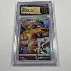 Pokemon TCG CGC Pristine 10 Charizard 187/184 VMAX Climax CHR Holo JP 2021 - Image 1