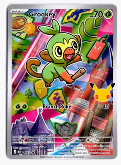 Grookey 052 Promo ME: Mega Evolution Promo Pokemon Holo NM - Image 1