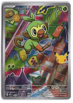 Grookey 052 Promo ME: Mega Evolution Promo Pokemon Holo NM - Image 1