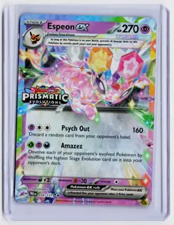 Espeon ex - (Prismatic Evolutions Stamp) 034/131 Miscellaneous Cards & Products - Image 1