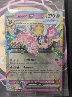Espeon ex - (Prismatic Evolutions Stamp) 034/131 Miscellaneous Cards & Products - Image 1