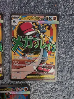 Pokemon TCG Mega Lucario EX MEP 033 Black Star Promo Nice Clean Card Pack Fresh - Image 2