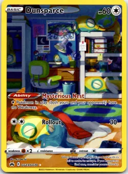 Dunsparce GG23/GG70 Holo Crown Zenith Galarian Gallery Pokemon NM/M - Image 1