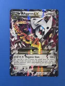 Pokemon TCG M Aggron EX Ultra Rare Full Art Holo 94/160 XY Primal Clash Eng - Image 1