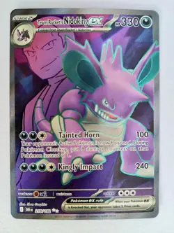 Team Rocket's Nidoking EX - 216/182 - Destined Rivals Ultra Rare - Pokemon TCG - Image 1