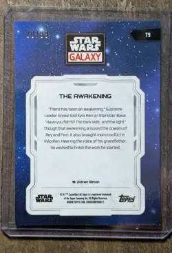 2024 Topps Chrome Galaxy Star Wars #79 The Awakening 08/99 - Image 2