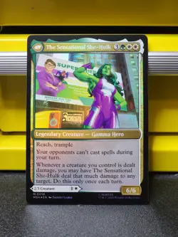 MTG Foil Marvel The Sensational She-Hulk, Jennifer Walters #0018 Double sided - Image 1