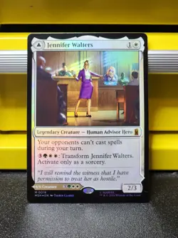 MTG Foil Marvel The Sensational She-Hulk, Jennifer Walters #0018 Double sided - Image 2