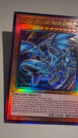 Yugioh Asian English ROTA-AE004 Heart of the Blue-Eyes Ultimate Rare Near Mint - Image 2