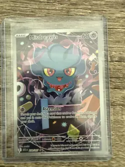 Pokemon TCG Misdreavus 233/217 Ascended Heroes IR Holo Rare Near Mint - Image 1