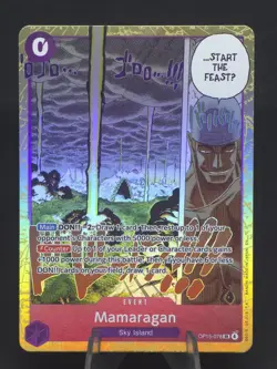 Bandai One Piece CCG Mamaragan OP15-078 SR Holo Event English OP-15 - Image 1