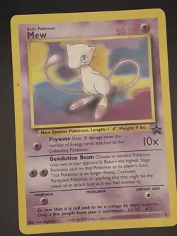 Mew black star promo 8 Pokemon Card - Image 1