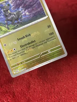 Zebstrika (Master Ball Pattern) 032/086 Sv: White Flare Holo Near Mint - Image 4