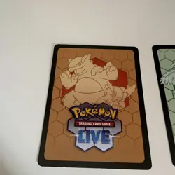 Pokemon TCG Live English digital code cards lot featuring Lucario & Venusaur - Image 1