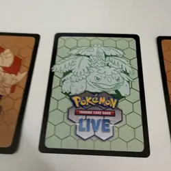 Pokemon TCG Live English digital code cards lot featuring Lucario & Venusaur - Image 2