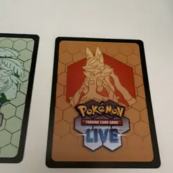 Pokemon TCG Live English digital code cards lot featuring Lucario & Venusaur - Image 3