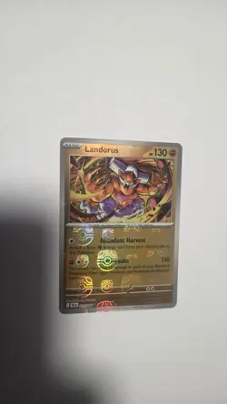 Pokemon TCG Landorus 053/086 Sv: Black Bolt (Master Ball Pattern) Holo 130 HP EN - Image 1