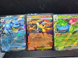Pokemon TCG XY Evolutions ×3 Holo EX - Blastoise EX, M Charizard Y EX, Venusaur - Image 1