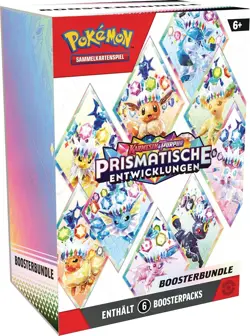 Pokemon Karmesin & Purpur 8.5 Prismatische Entwicklungen Boosterbundle Deutsch - Image 1