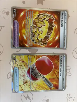Pokemon TCG Pitch Black Brave Bangle 104/084 And Crushing Hammer 105/084 NM - Image 1
