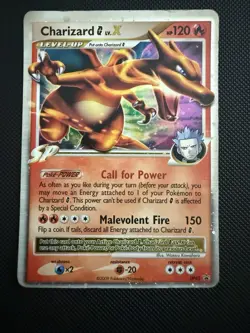 Charizard G LV.X Pokemon Eng DP45 Diamond and Pearl Promo Holo 2009 HP Vintage - Image 2