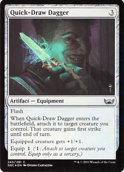 Quick-Draw Dagger 243 -Streets of New Capenna - HOLO - NM - Image 1