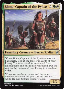 Siona, Captain of the Pyleas 226 -Theros Beyond Death - HOLO - NM - Image 1