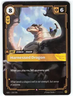 Harnessed Dragon 234/298 HOLO Origins NM - Image 1