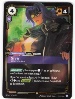 Sivir 143A/221 HOLO Spiritforged NM - Image 1