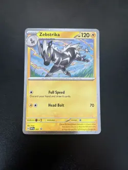 Zebstrika SVP 201 Black Star Promo Destined Rivals Pokemon TCG - Image 1