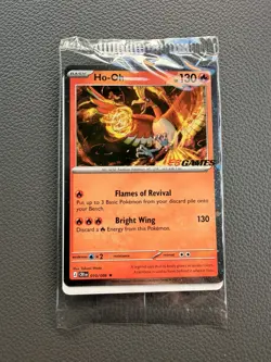 Pokemon TCG Ho-Oh EB Games Stamped Promo 010/086 Chaos Rising Preorder - Image 1