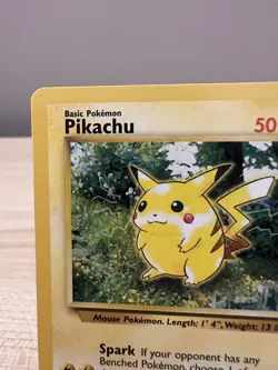 Pikachu Jungle Rare Non Holo WOTC Pokemon Card Vintage Kanto Classic - Image 2