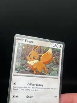 Pokemon Eevee TCG SVP 200 Black Star Promo Holo Card Destined Rivals Cosmos - Image 2