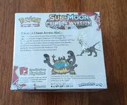 Crimson Invasion Sun & Moon Booster Box Pokemon TCG Sealed - Image 2