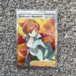 Professor's Research SWSH152 Premium Collection Full Art Pokemon Card Near Mint - Image 1